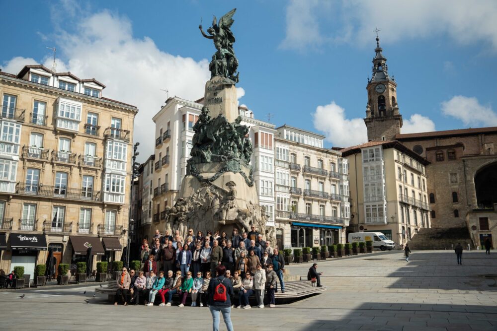 Turistas en Vitoria-Gasteiz